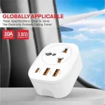 تبدیل دیواری و شارژر چند راهی ارلدام مدل ES-SC16