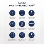 شارژر فندکی الدینیو مدل C509Q به همراه کابل USB-C