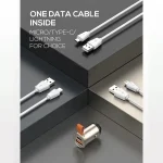 شارژر فندکی الدینیو مدل C509Q به همراه کابل USB-C