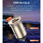 شارژر فندکی الدینیو مدل C509Q به همراه کابل USB-C