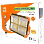 پروژکتور شارژی خورشیدی 300 وات HG DUE مدل SOLAR LED LIGHT HG-6