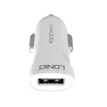 شارژر فندکی الدینیو مدل DL-C17 همراه با کابل microUSB