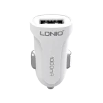 شارژر فندکی الدینیو مدل DL-C17 همراه با کابل microUSB